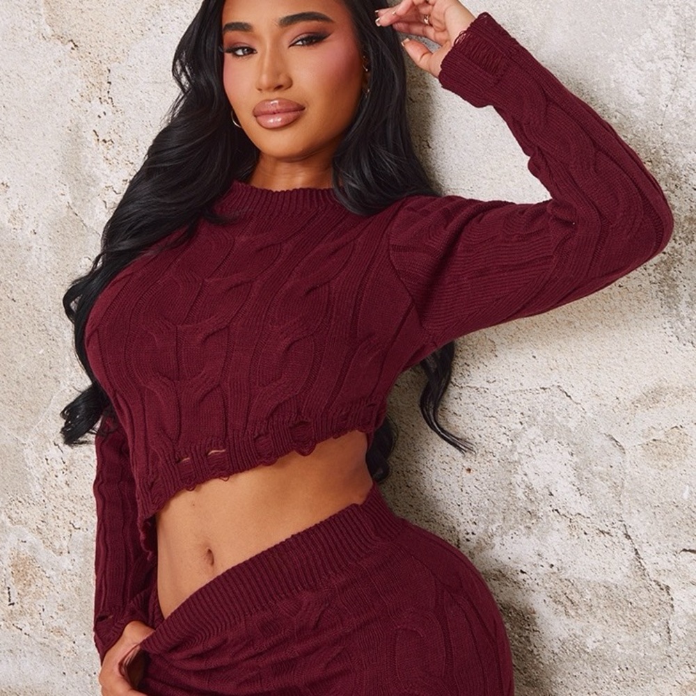 Pretty Little Thing Knitted Sweater - Small